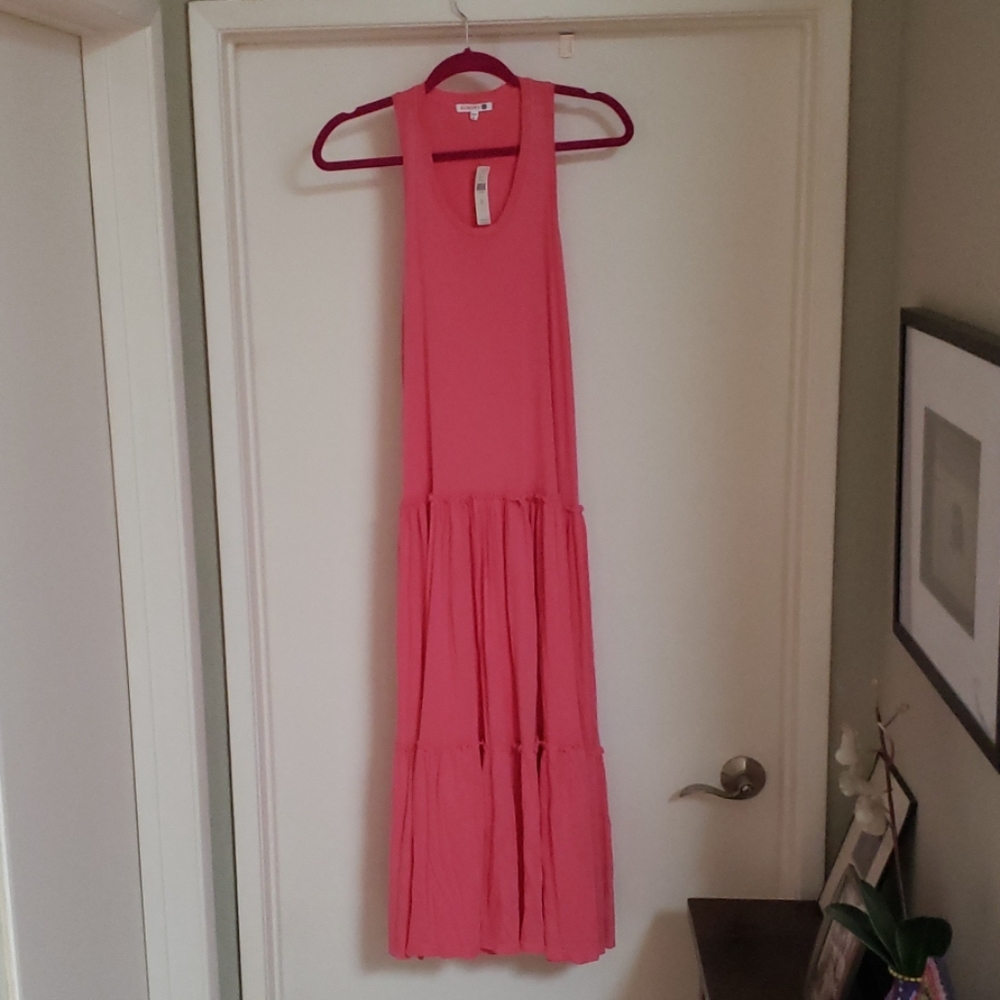 Long, cotton dress.